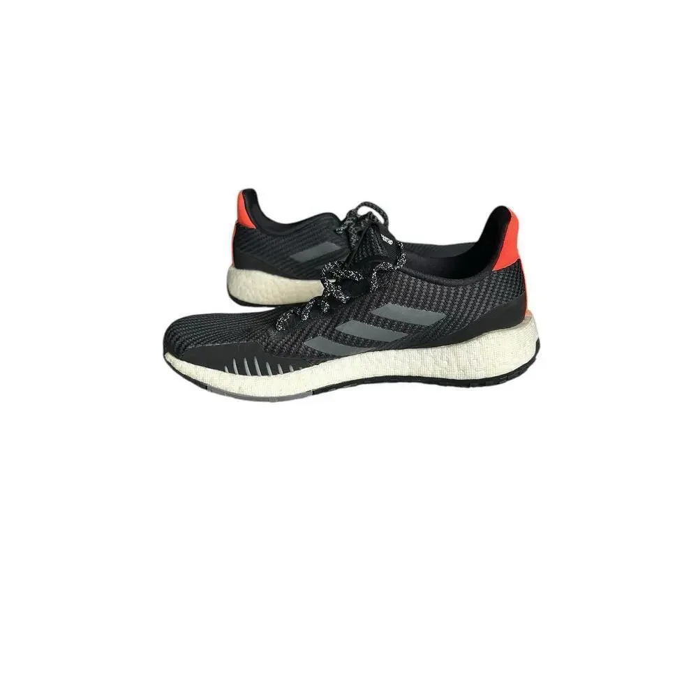 Adidas Mens PulseBoost HD CLU 600001 Black Running Shoes Sneakers Size 7